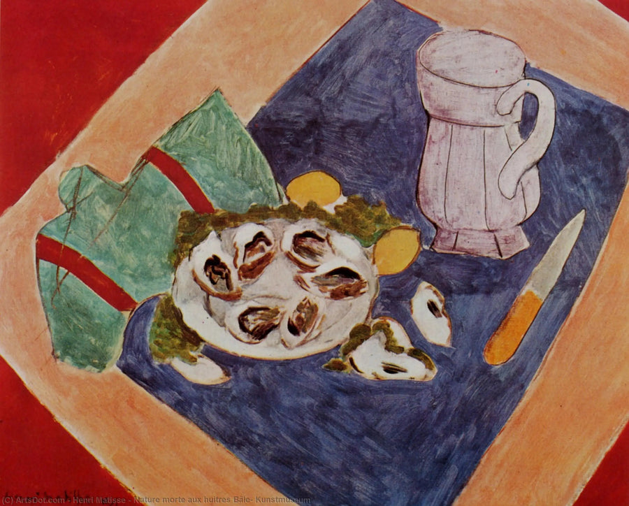 Still Life with Oysters - Henri Matisse