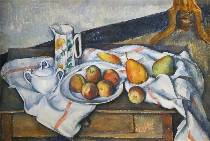 Still Life with Peaches and Pears - Paul Cézanne