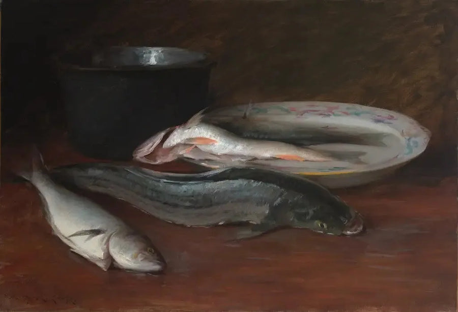 Still Life with Fish - William Merritt Chase