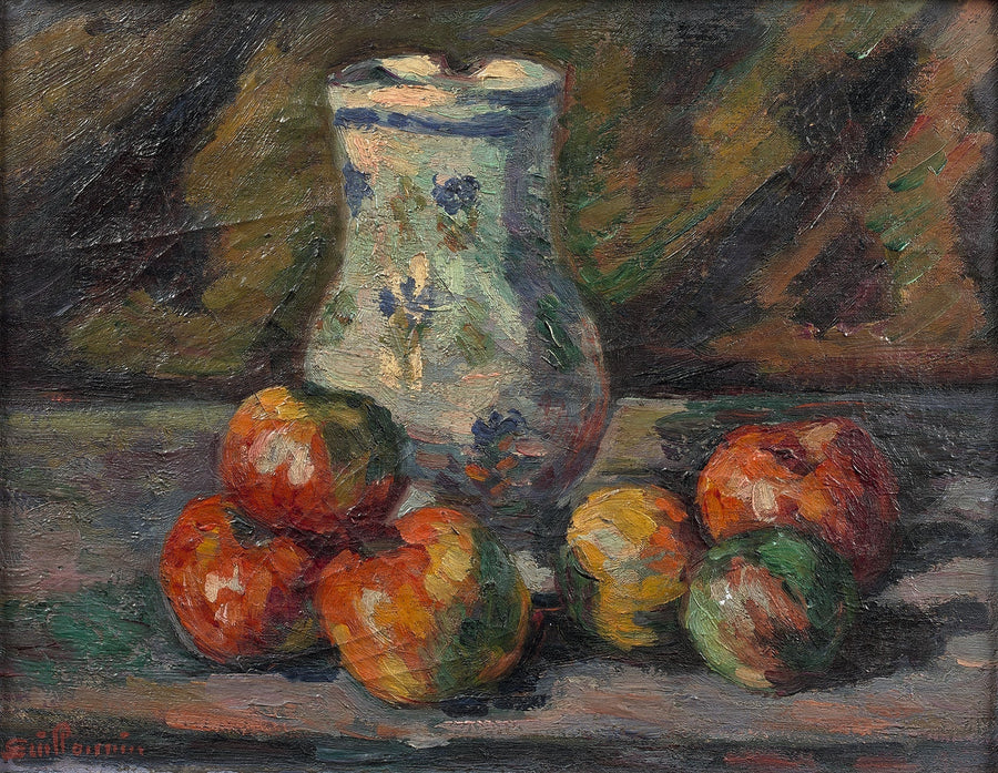 Still life with apples - Armand Guillaumin