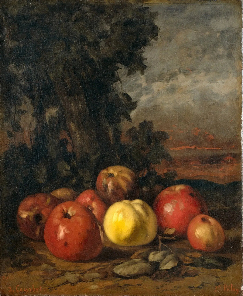 Still Life with Apples - Gustave Courbet