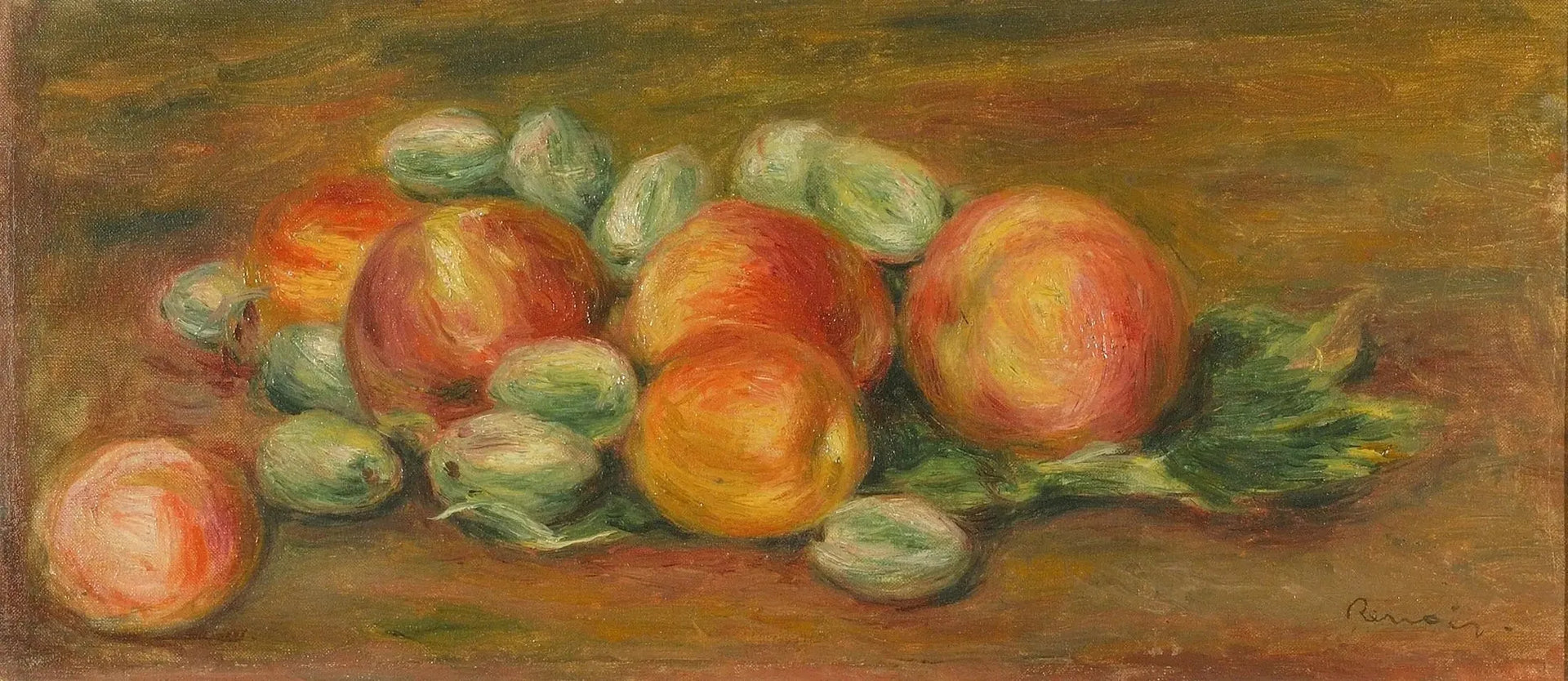 Nature morte aux pommes - Pierre-Auguste Renoir image 1 reproduction d’œuvre d’art à l’huile