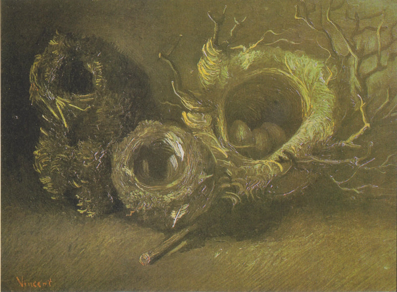 Still Life with Three Bird's Nests - Vincent van Gogh