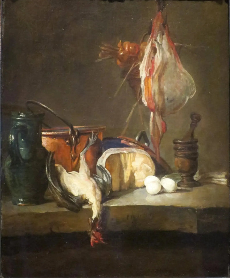 Still Life with Poultry - Jean Siméon Chardin