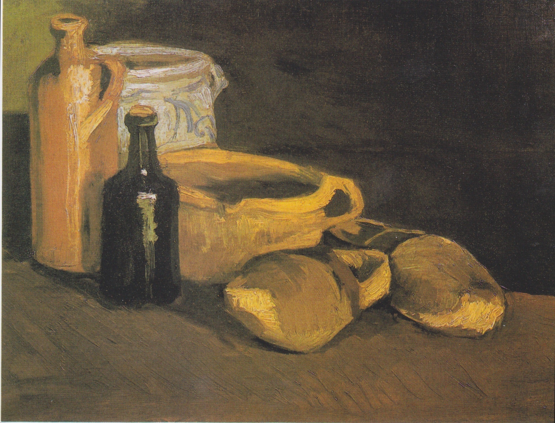 Reproduction du tableau « Nature morte avec cruche - Vincent van Gogh » par Alpha Reproduction en peinture à l’huile