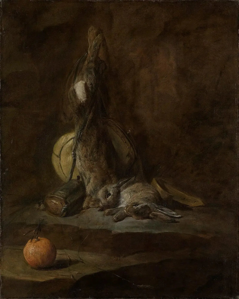 Still life with dead rabbits - Jean Siméon Chardin