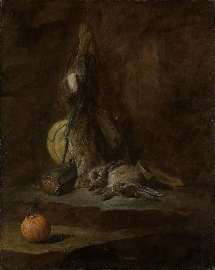 Still life with dead rabbits - Jean Siméon Chardin