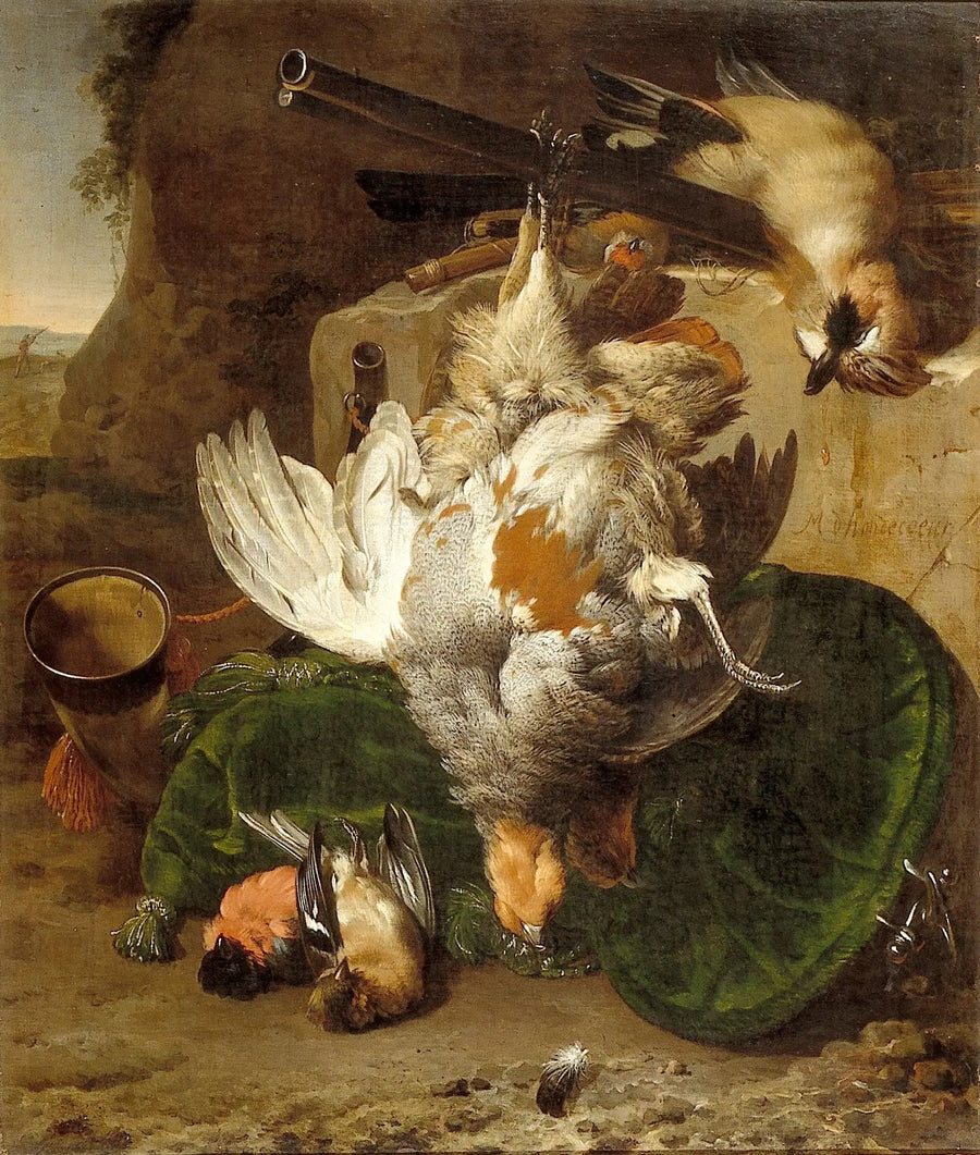 Still life with dead birds - Melchior de Hondecoeter