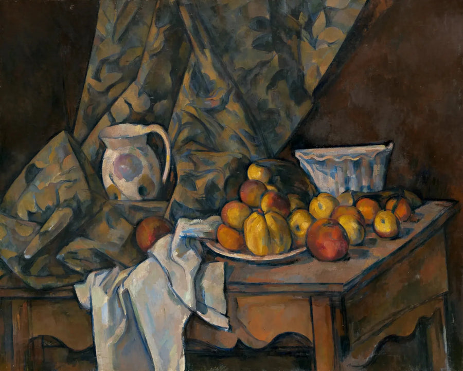 Still Life with Apples and Peaches - Paul Cézanne
