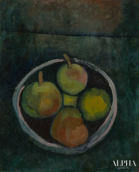 Nature morte avec quatre pommes - Paul Klee - Reproductions de tableaux et peintures haut de gamme