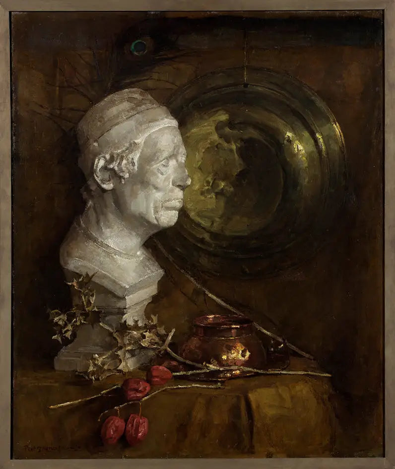 Still Life with a Plaster Bust - Piet Mondrian