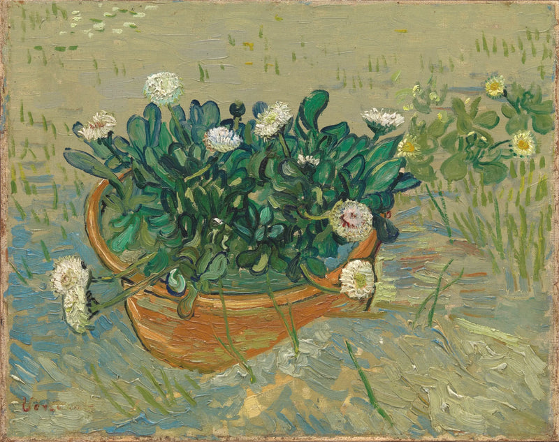 Still Life: Bowl with Daisies - Vincent van Gogh