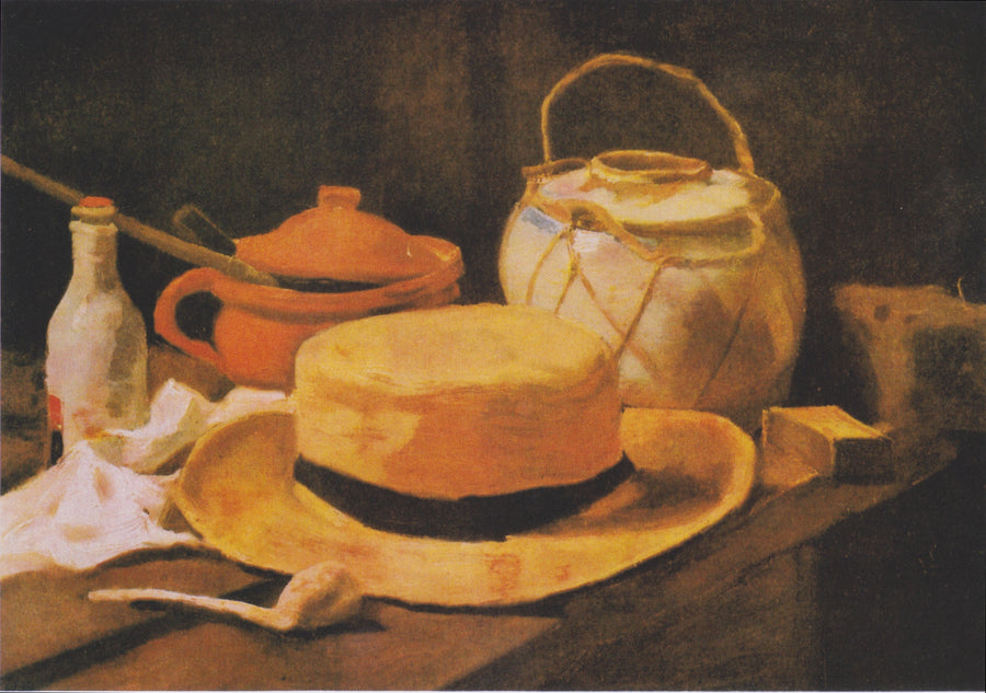 still life with straw hat - Vincent van Gogh