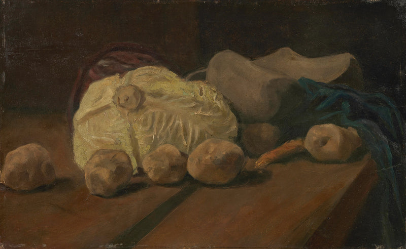 Still life with cabbage and clogs - Vincent van Gogh
