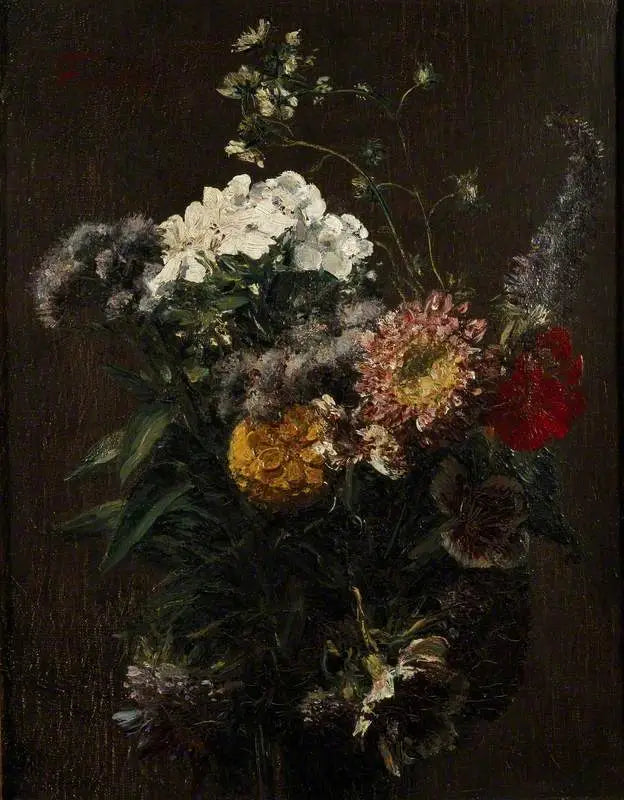 Still Life: Mixed Flowers - Henri Fantin-Latour
