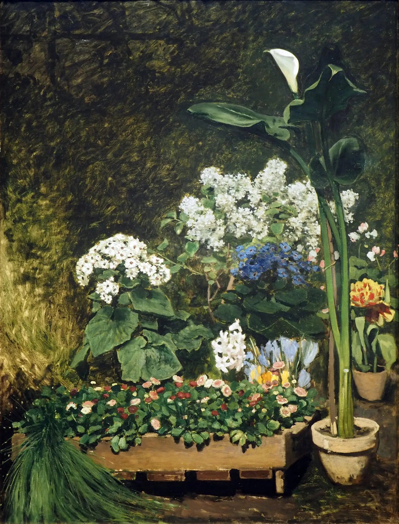 Still Life: Flowers - Pierre-Auguste Renoir