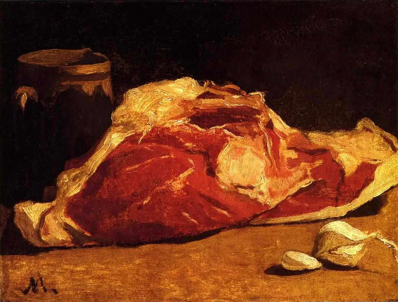 Still Life, the Meat Quarter - Claude Monet