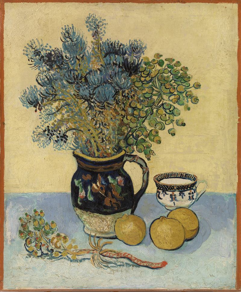 Still Life: Majolica with Wildflowers - Vincent van Gogh