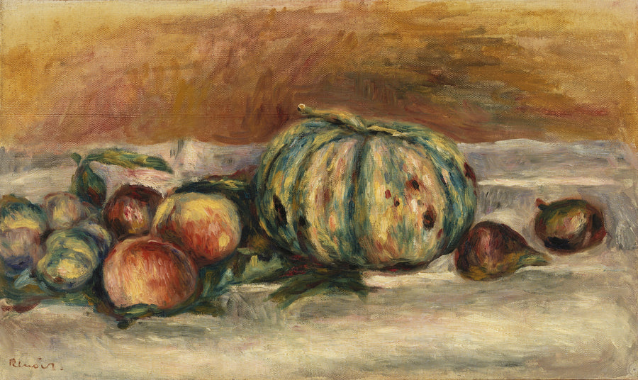 Still Life with Melon - Pierre-Auguste Renoir