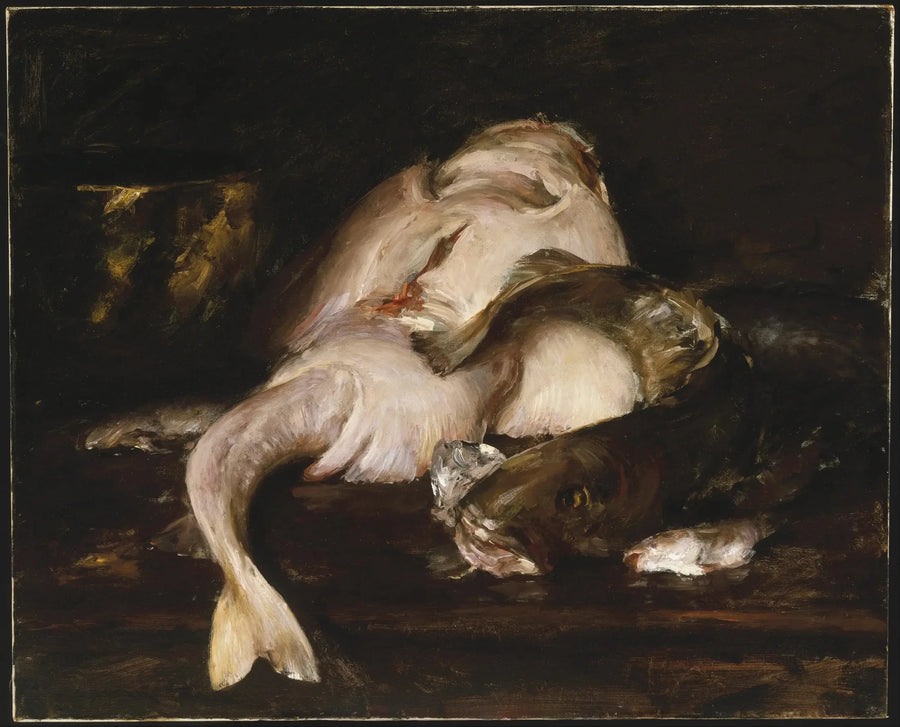 Still life, fish - William Merritt Chase