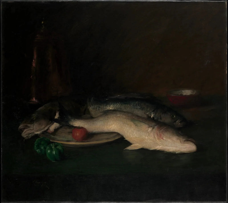 Still Life: Fish - William Merritt Chase