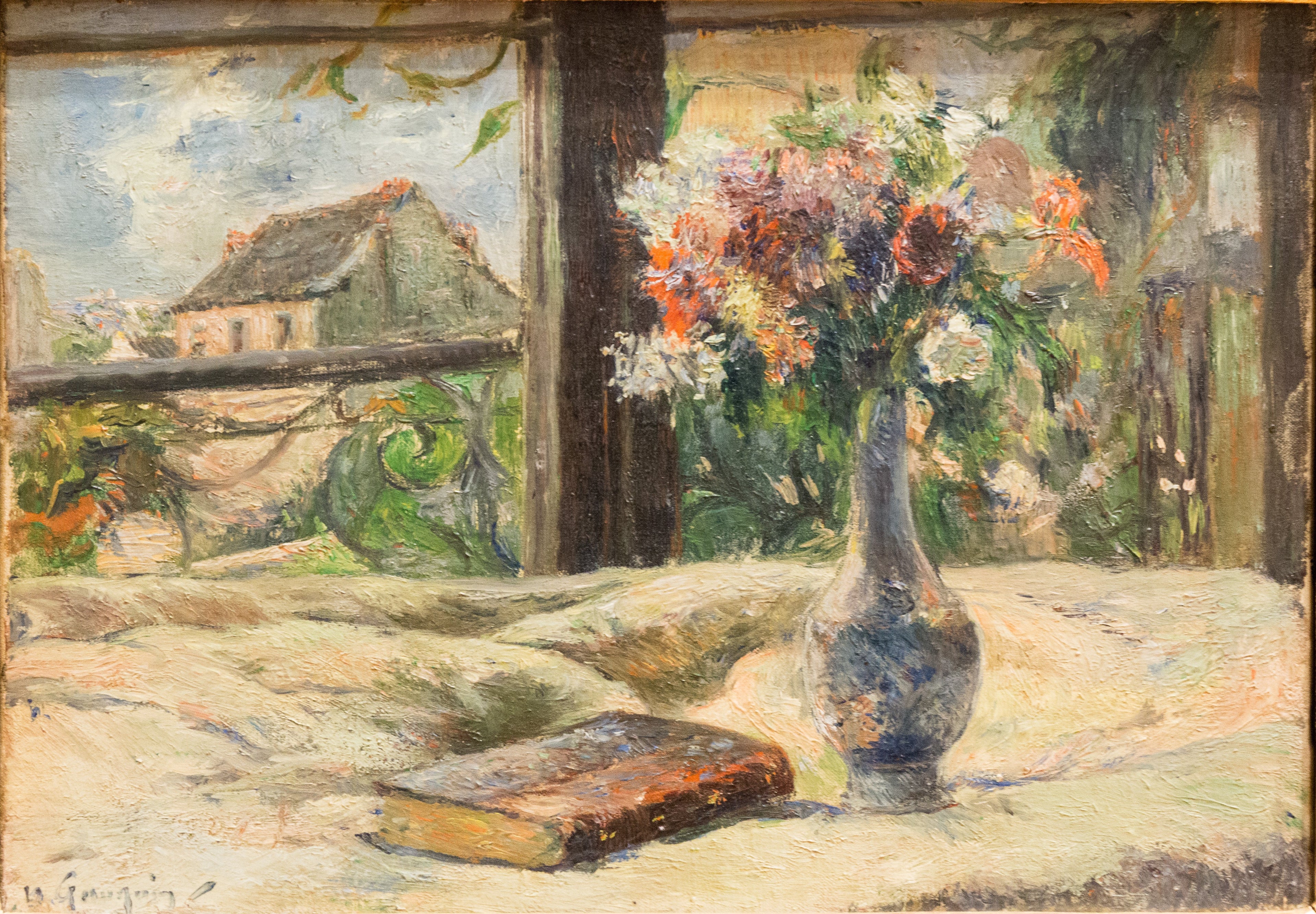 Still Life. Vase of Flowers at the Window - Paul Gauguin