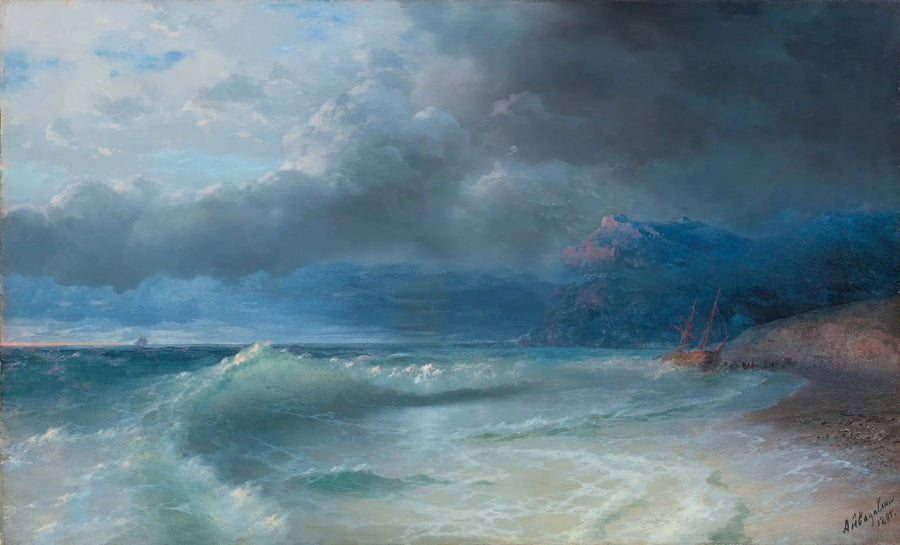 Shipwreck by a Stormy Morning - Ivan Aïvazovski