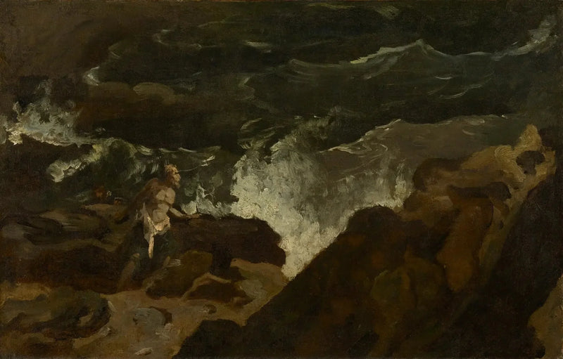 Shipwrecked on a Beach (The Tempest) - Théodore Géricault