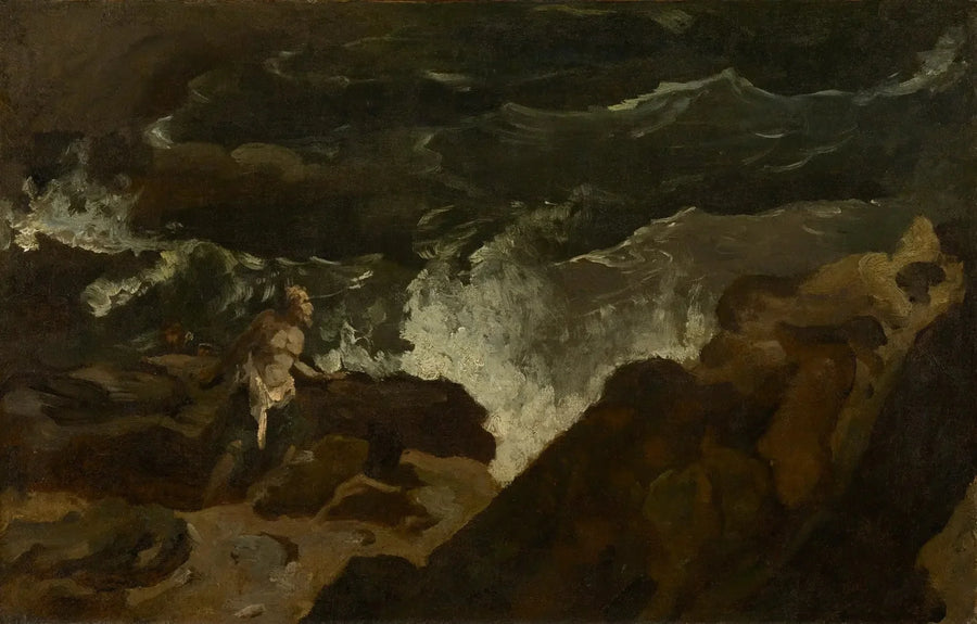 Shipwrecked on a Beach (The Tempest) - Théodore Géricault