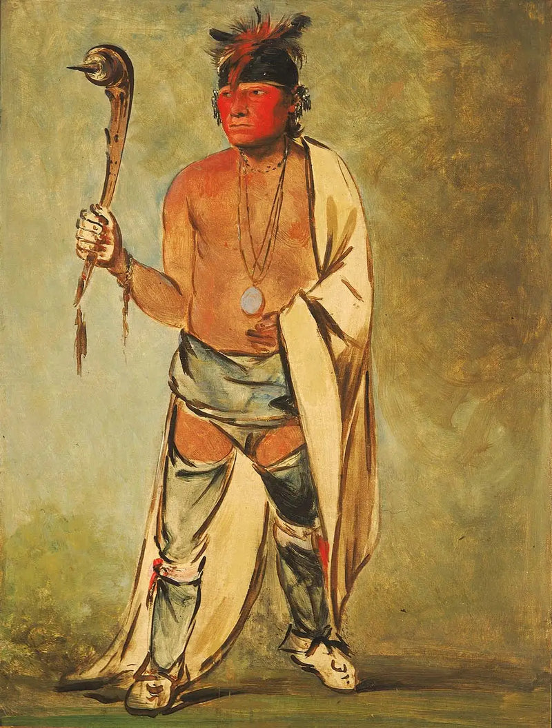 Naugh-háigh-hee-kaw, The one who moistens the wood - George Catlin