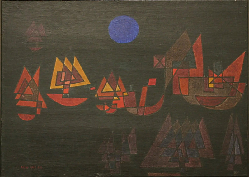 Ships in the Dark - Paul Klee