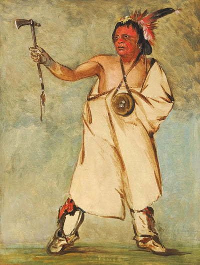 Naw-naw-páy-ee le soldat - George Catlin - Alpha Reproduction