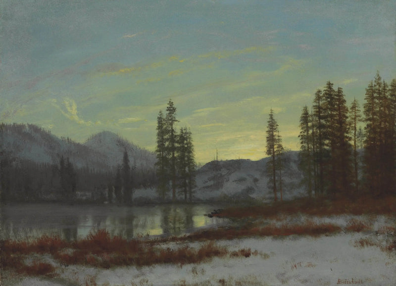 Snow in the Rockies - Albert Bierstadt