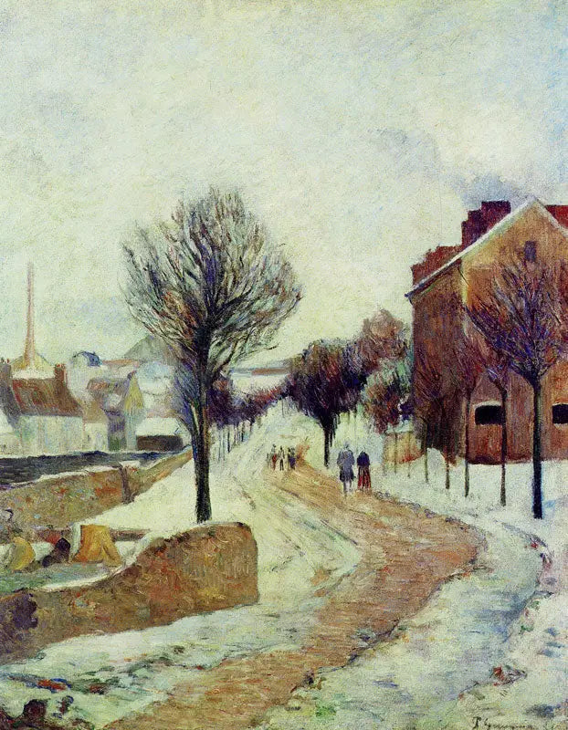 Snow in the Suburbs - Paul Gauguin