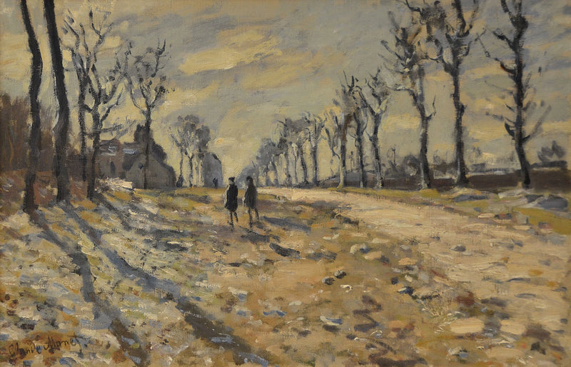 Snow at sunset W145 - Claude Monet