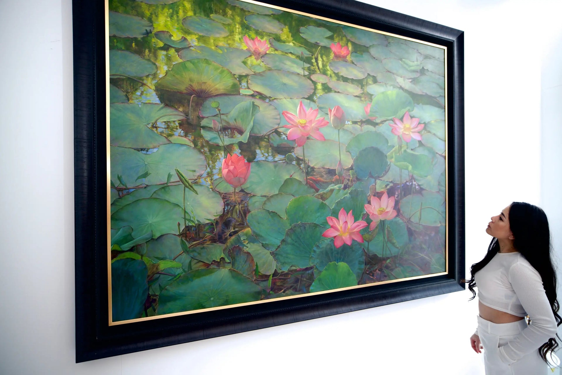Nénuphars | 200 x 150 cm image 7 reproduction de peinture à l’huile