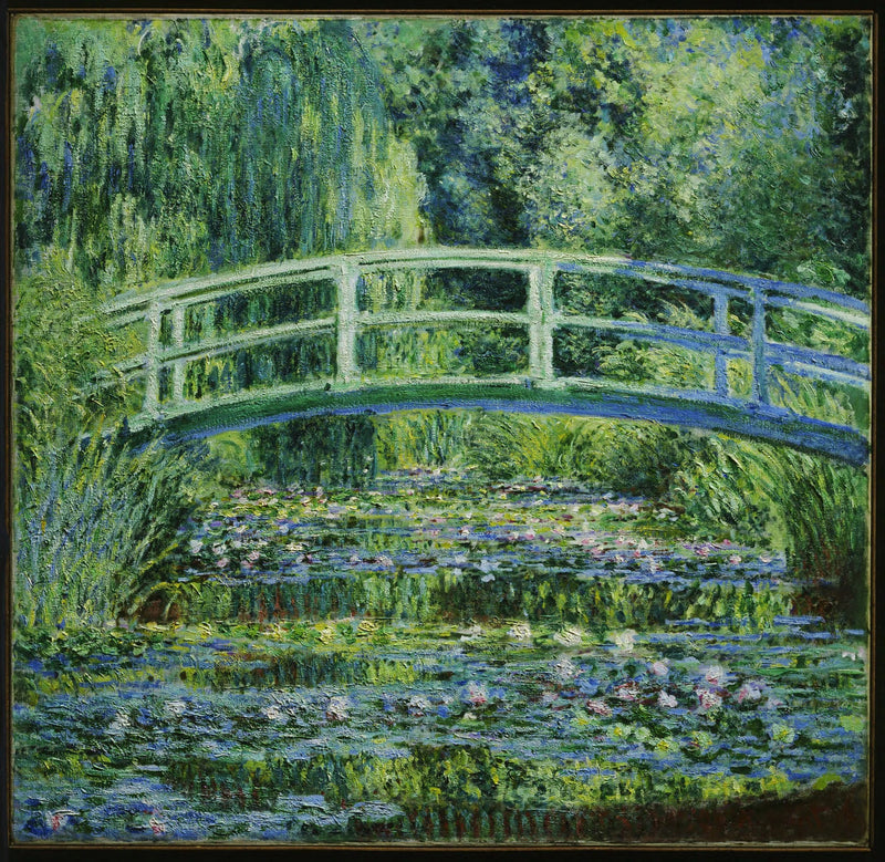 Water Lilies and Japanese Bridge - Claude Monet