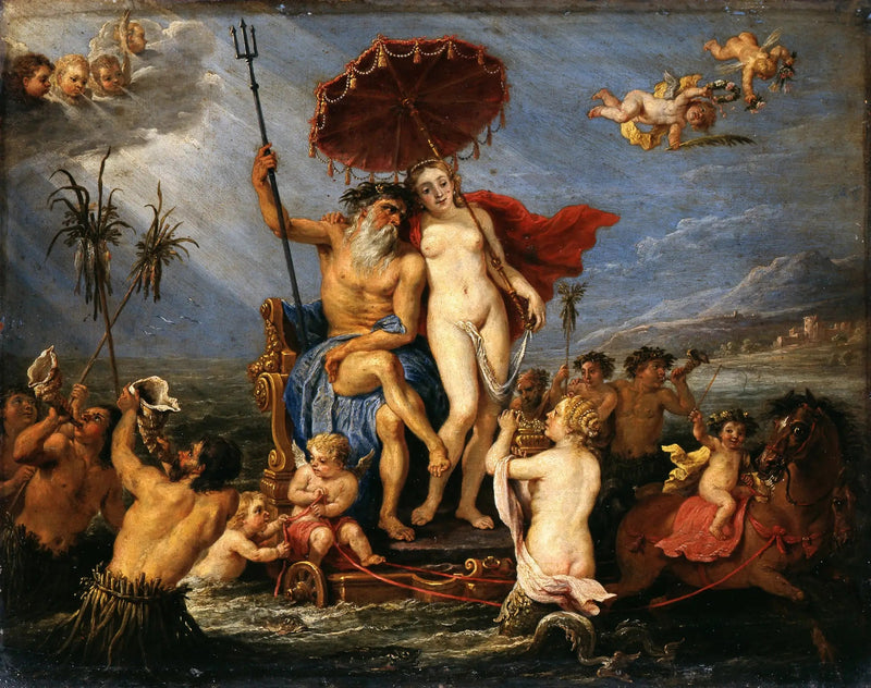 Neptune and Amphitrite - David Teniers the Younger