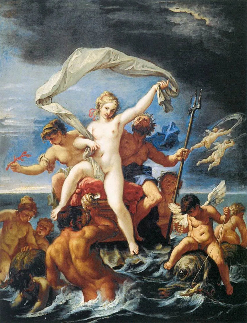 Neptune and Amphitrite - Sebastiano Ricci