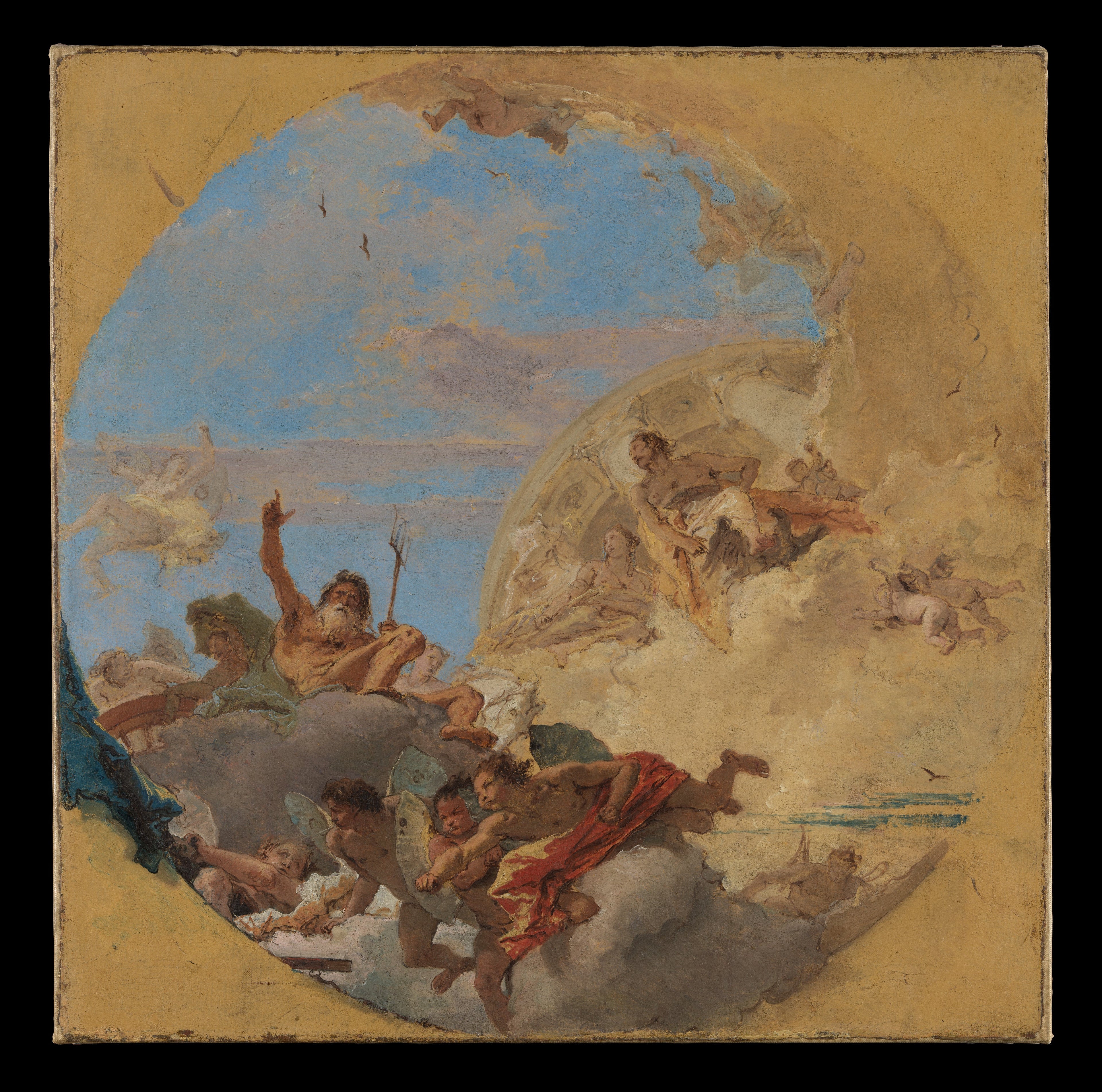 Neptune and the Winds - Giovanni Battista Tiepolo