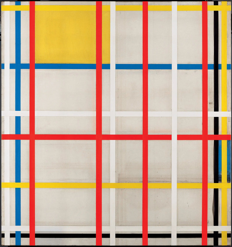 New York City, 3 (unfinished) - Piet Mondrian