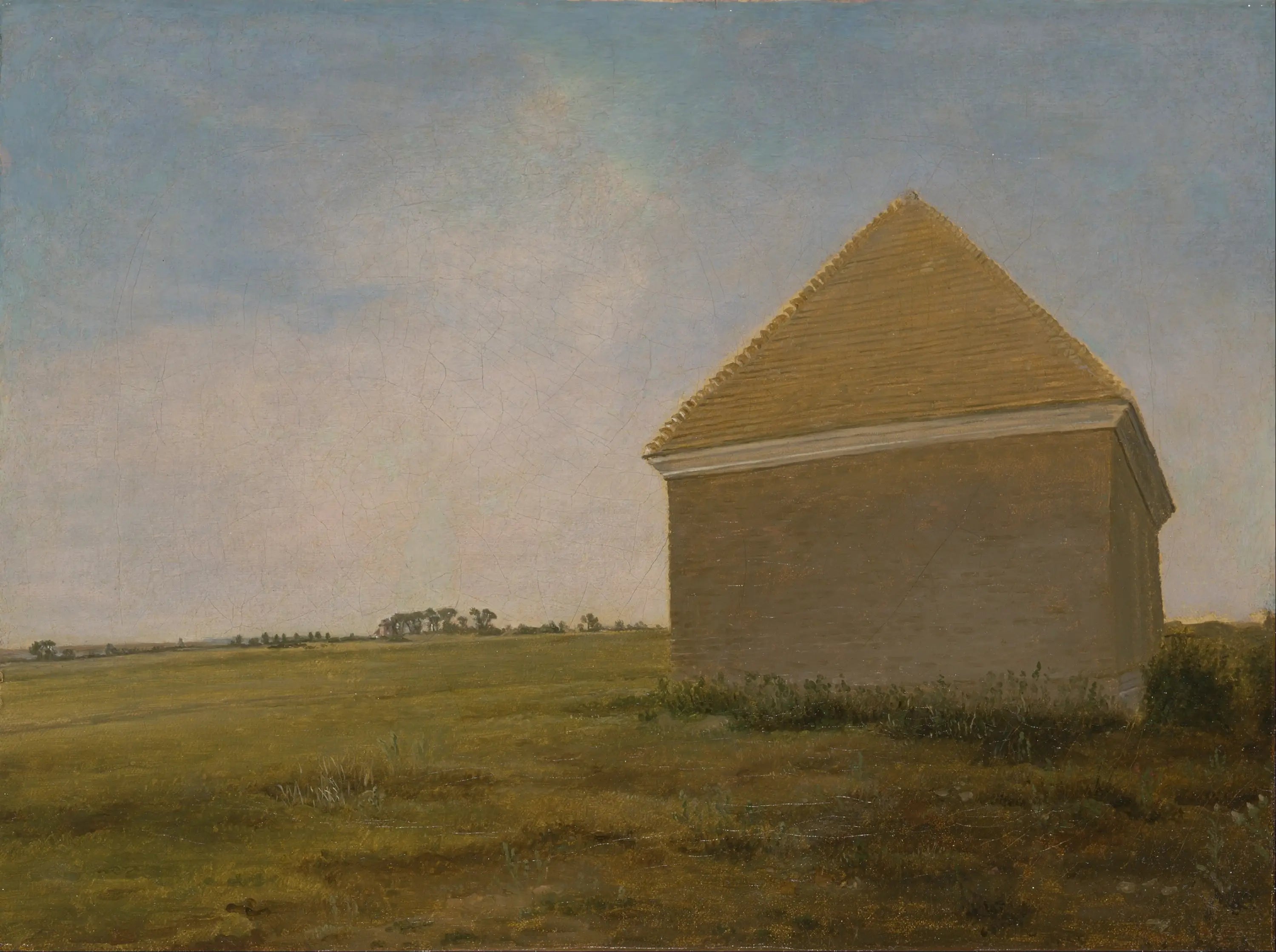 Newmarket Heath avec les écuries du roi à l’arrivée du Beacon Course - George Stubbs - Alpha Reproduction