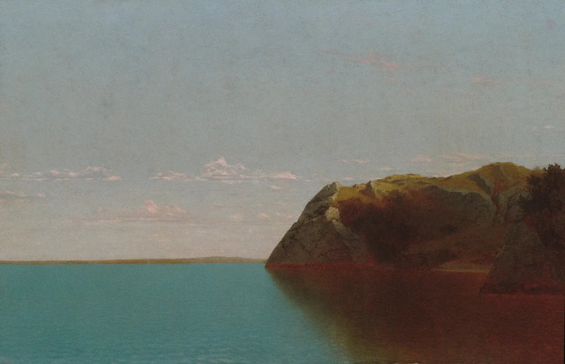 Newport Rocks - John Frederick Kensett