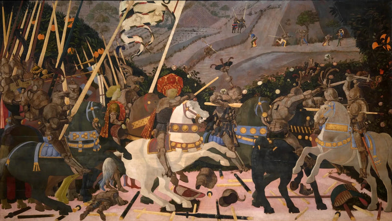 Niccolò Mauruzi da Tolentino at the head of his troops - Paolo Uccello