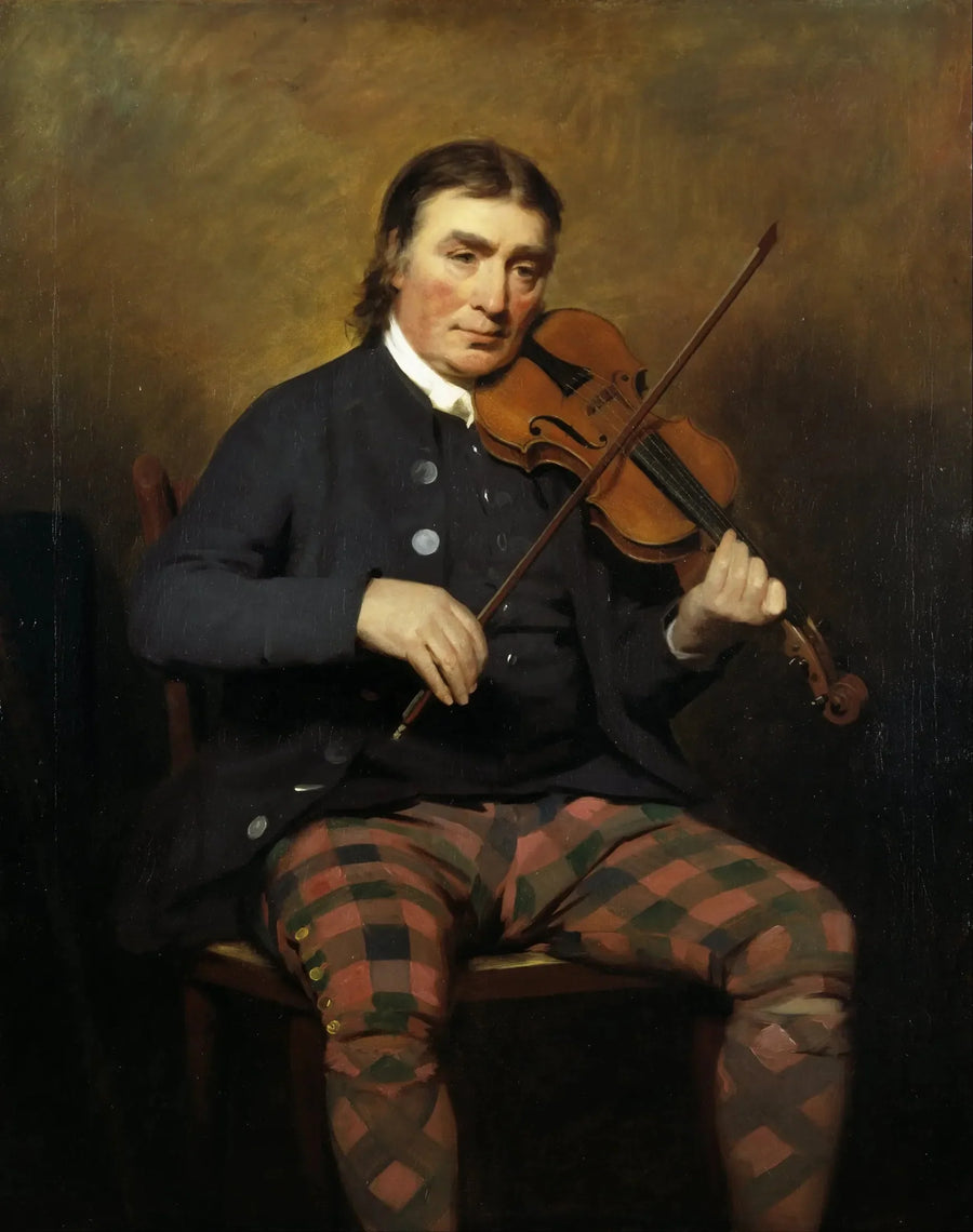 Niel Gow, 1727 - 1807. Violinist and composer - Henry Raeburn