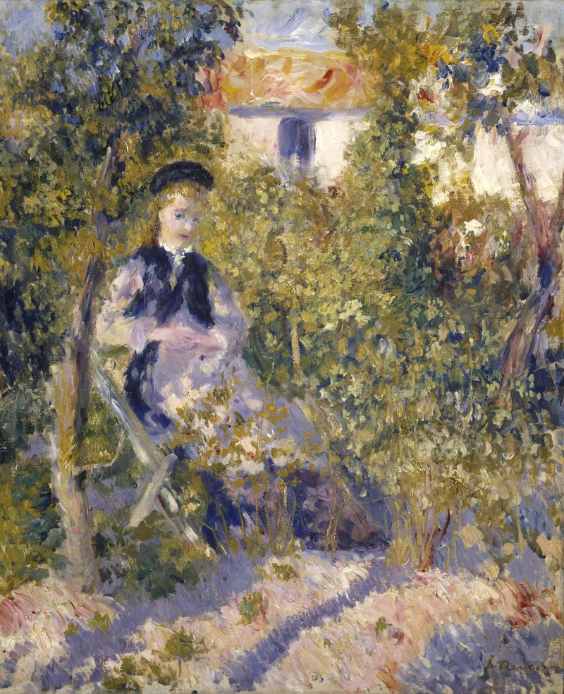 Nini in the Garden - Pierre-Auguste Renoir