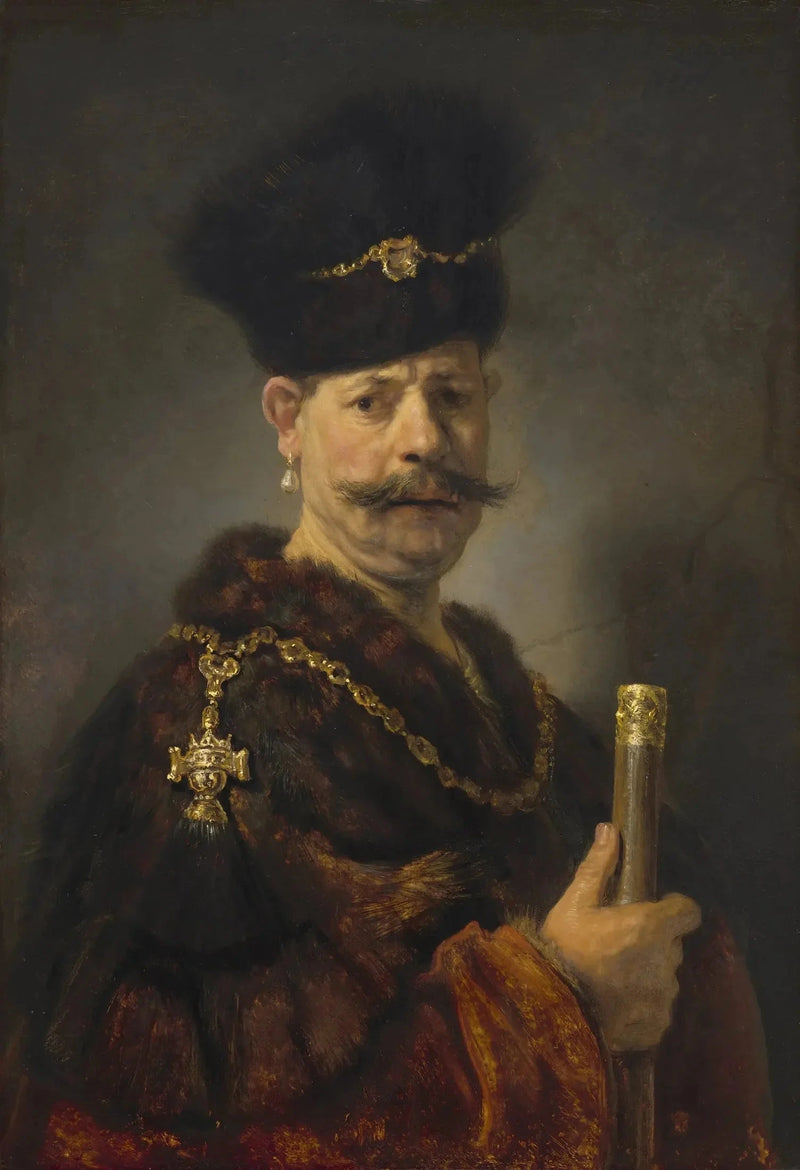 A Polish Nobleman - Rembrandt