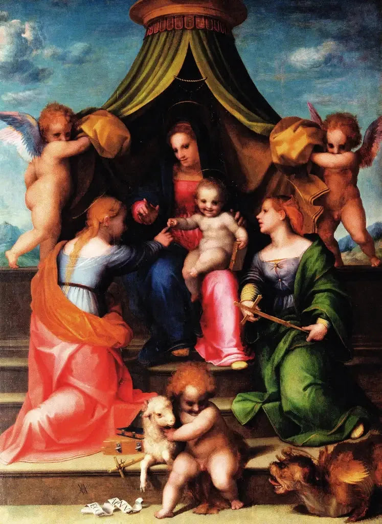 Mystical Weddings of Saint Catherine of Alexandria - Andrea del Sarto