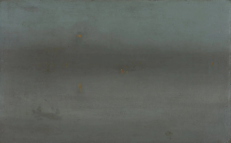 Nocturne, Blue and Silver: Battersea Reach - James Abbott McNeill Whistler