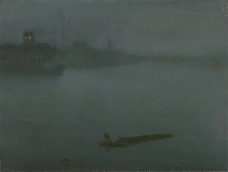 Nocturne in Blue and Silver - James Abbott McNeill Whistler